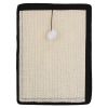 14.96x11.42in Cat Scratching Pad Small Cat Scratcher Natural Sisal Scratching Mat for Cat with 9 Screw Nails Protect Furniture Sofa Carpet
