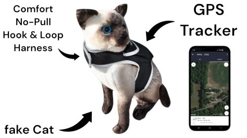 Waterproof GPRS GPS Dog Tracking Collar Wireless Pet Security Locator Size:L