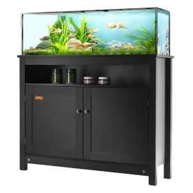 VEVOR Aquarium Stand, 40 Gallon Fish Tank Stand, 36.5 x 15.7 x 30 in MDF Turtle Tank Stand, 335 lbs Load Capacity, Reptile Tank Stand with Storag