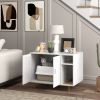 PawHut Cat Litter Box Enclosure End Side Table with Scratching Pad, Storage, for Living Room, Bedroom, 31.5" x 20" x 24"