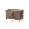 Cat Litter Box Enclosure, Litter Box Furniture Hidden with Barn Door, Wooden Cat Washroom Furniture, Cat House, End Table, Fit Most of Litter Box